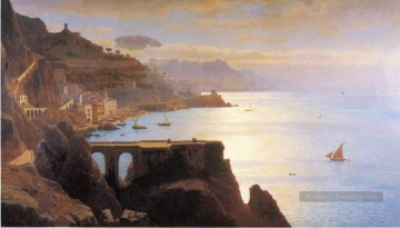 Côte amalfitaine paysage luminisme William Stanley Haseltine Peinture à l'huile